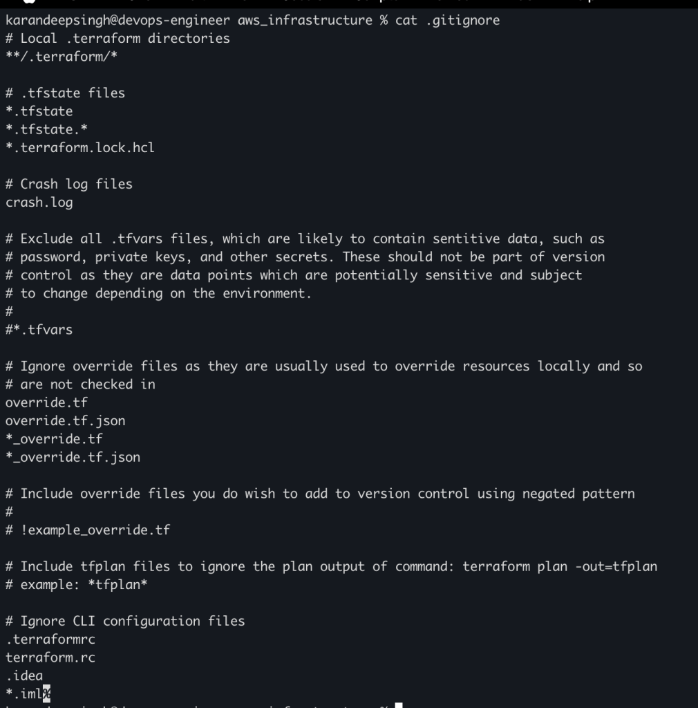 Ignore State File
